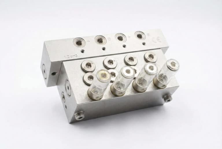 Bloque mezclador de aire aceite